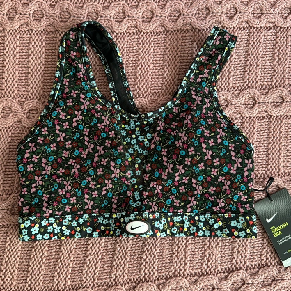 Nike swoosh bra